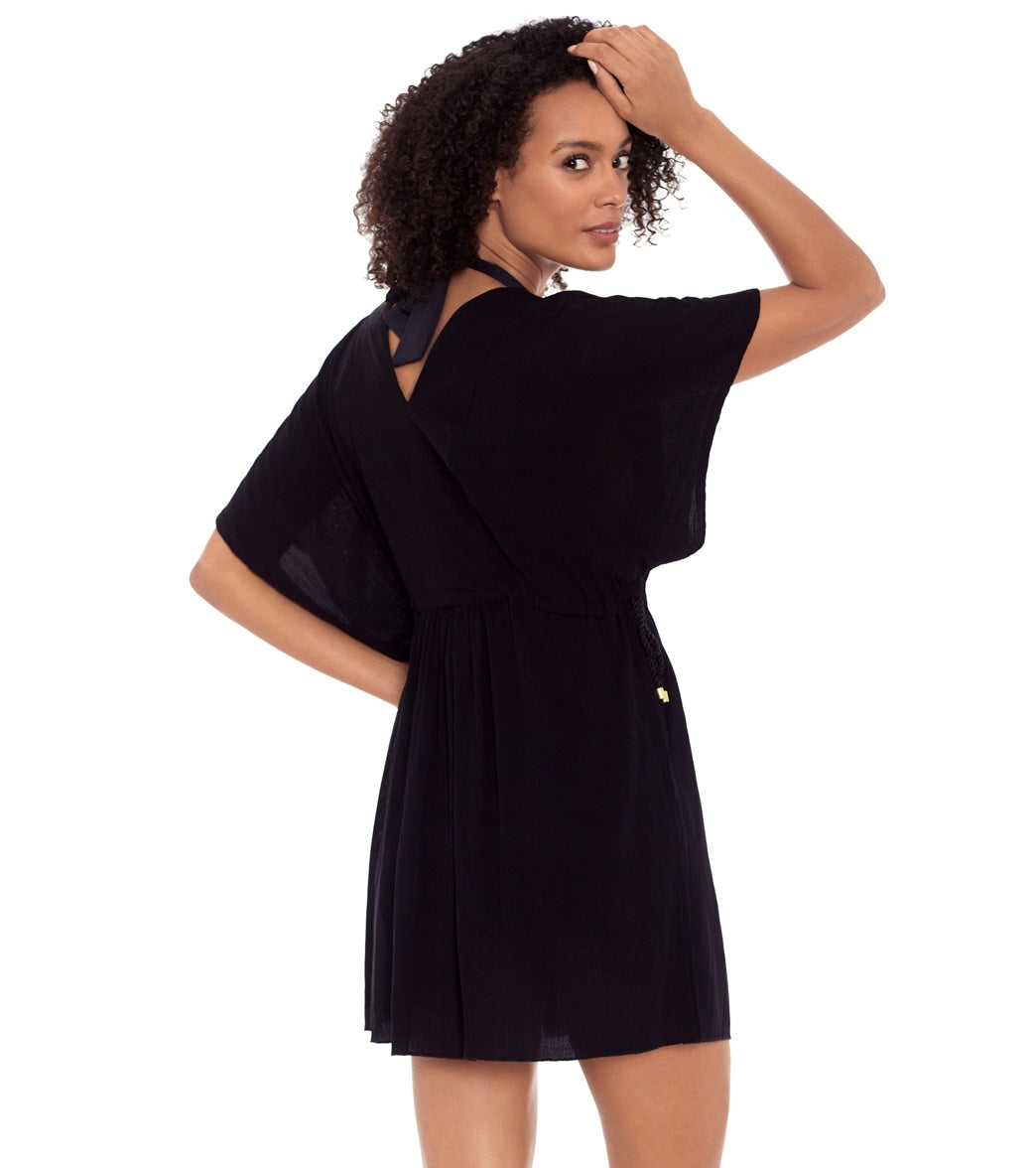 Lauren Ralph Lauren Women's Crinkle Rayon Cover Up Tunic