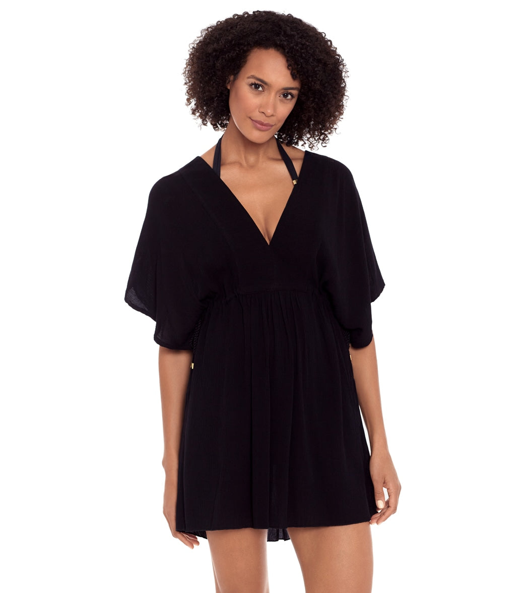 Lauren Ralph Lauren Women's Crinkle Rayon Cover Up Tunic