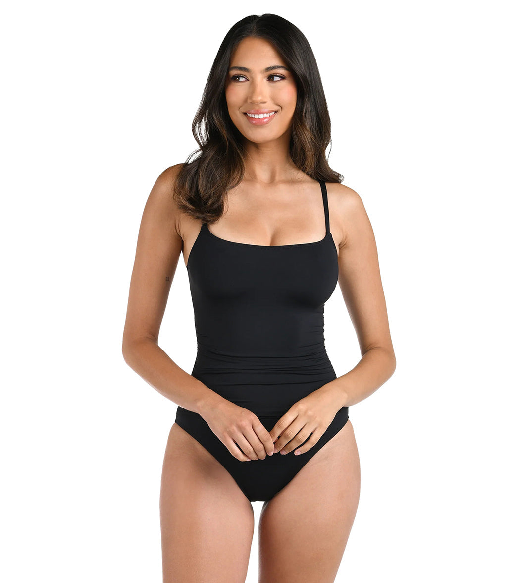 La Blanca Women's Island Goddess Lingerie One Piece Swimsuit