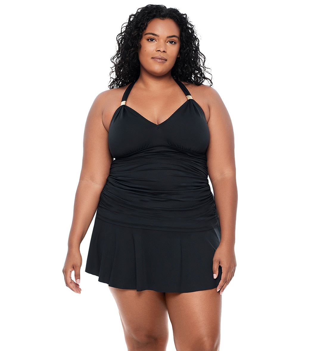Lauren Ralph Lauren Women's Plus Size Beach Club Swim Skirt