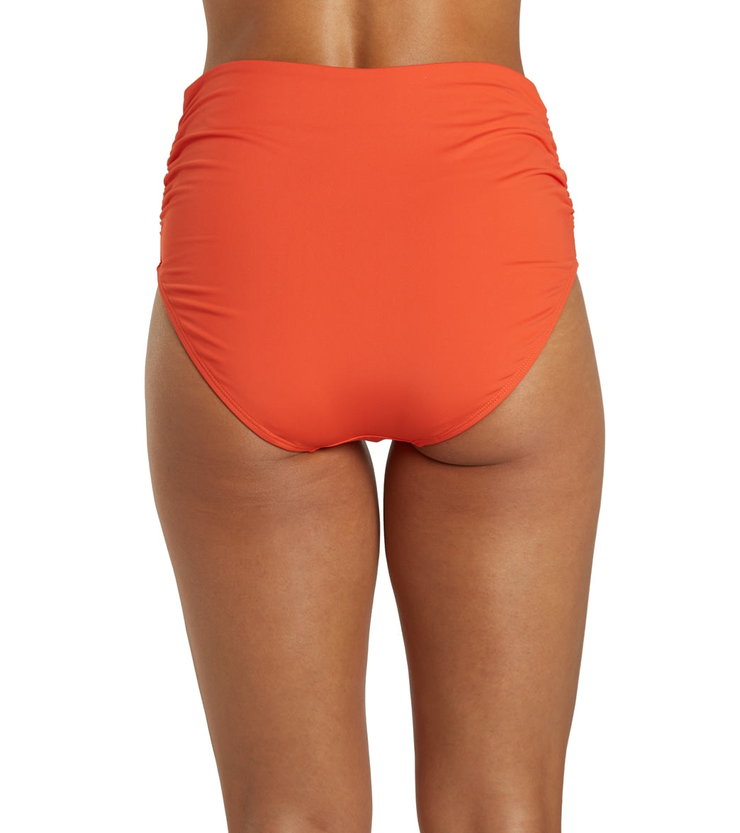 Anne Cole Women's Live In Color Shirred Bikini Bottom
