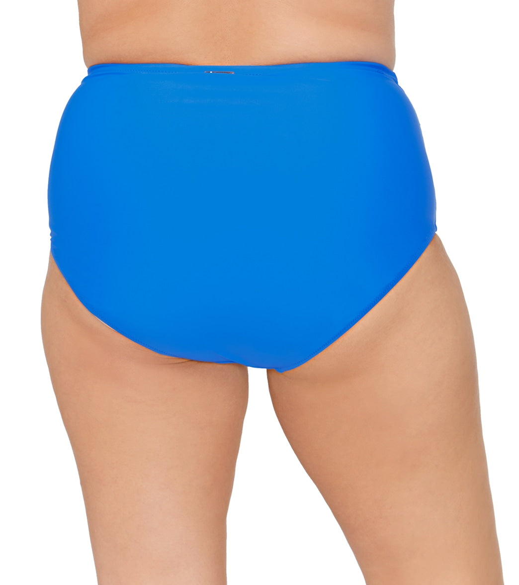 Raisins Women's Tranquilo Solids Costa Plus Size Bikini Bottom