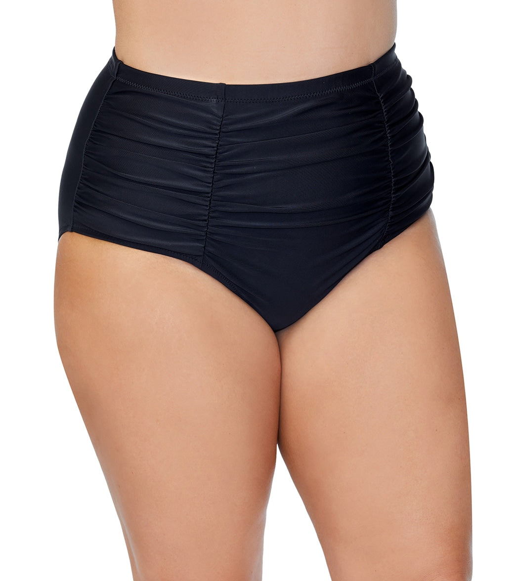 Raisins Women's Tranquilo Solids Costa Plus Size Bikini Bottom