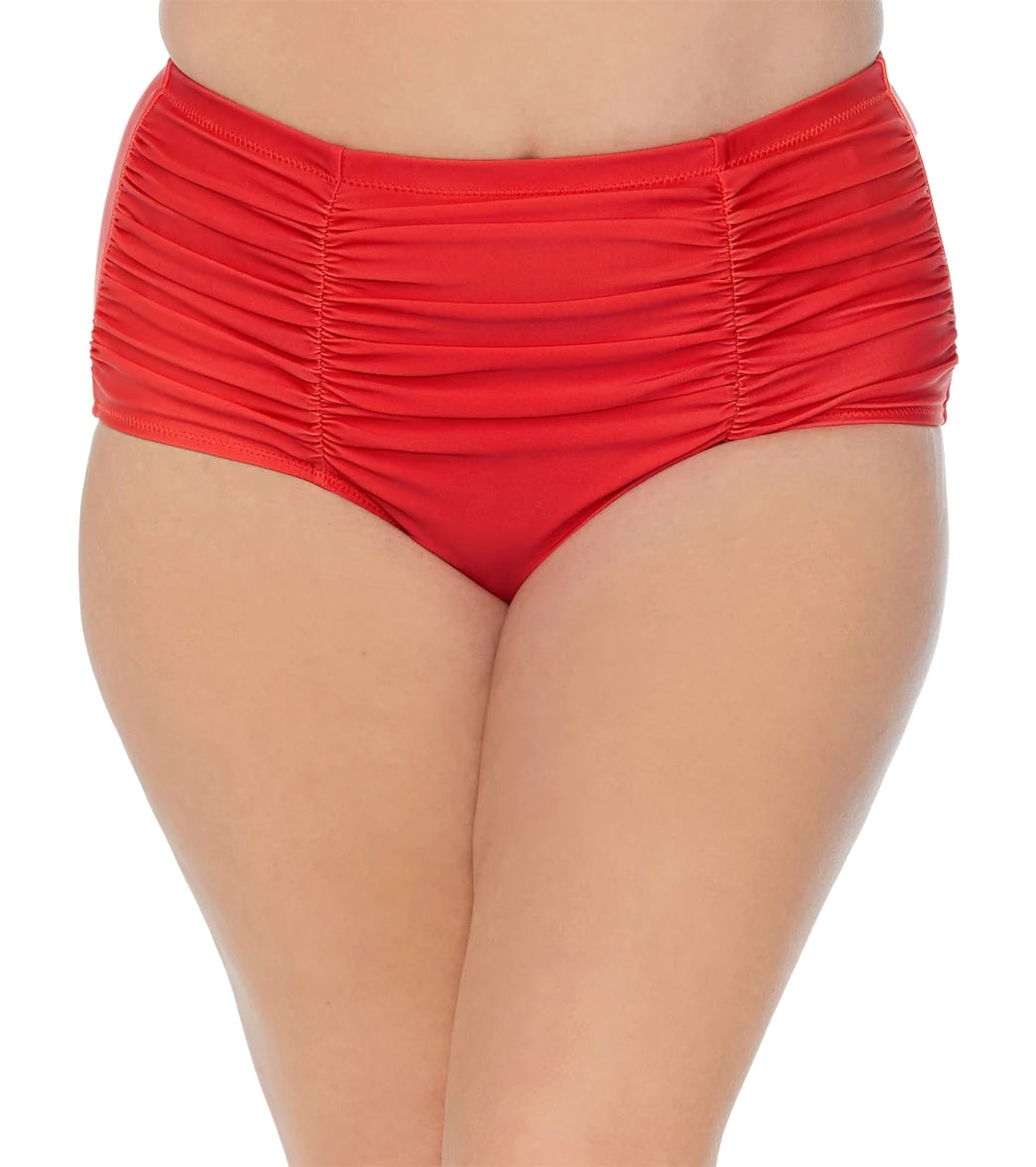 Raisins Women's Tranquilo Solids Costa Plus Size Bikini Bottom