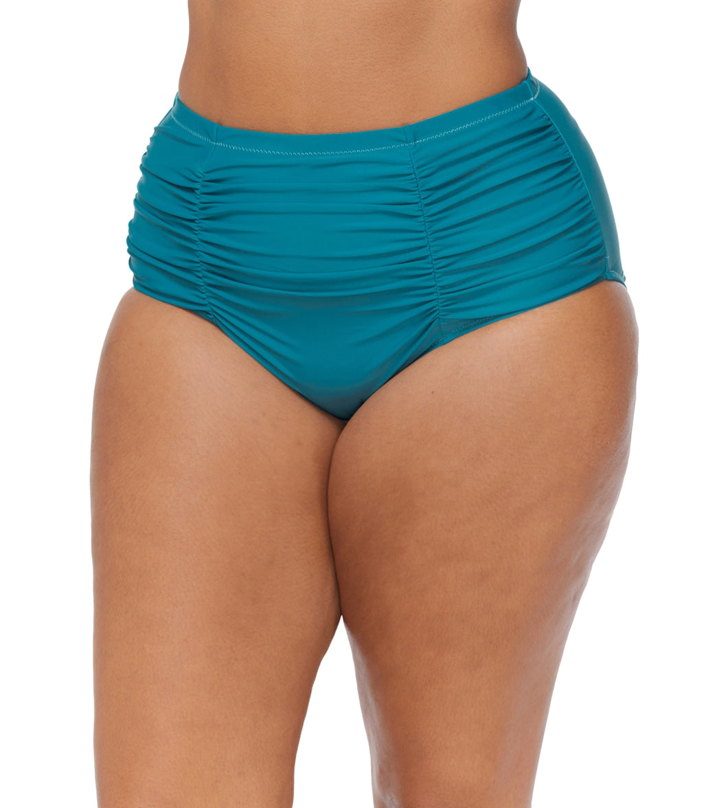 Raisins Women's Tranquilo Solids Costa Plus Size Bikini Bottom