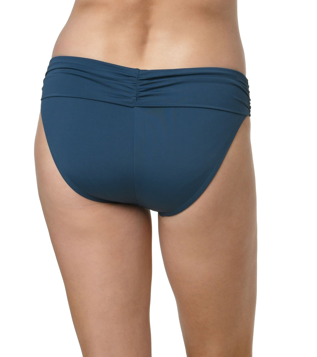 Jantzen Women's Solid Foldover Bikini Bottom