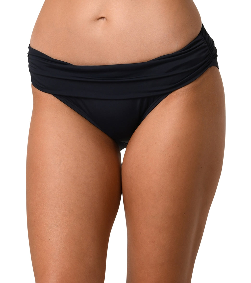 Jantzen Women's Solid Foldover Bikini Bottom