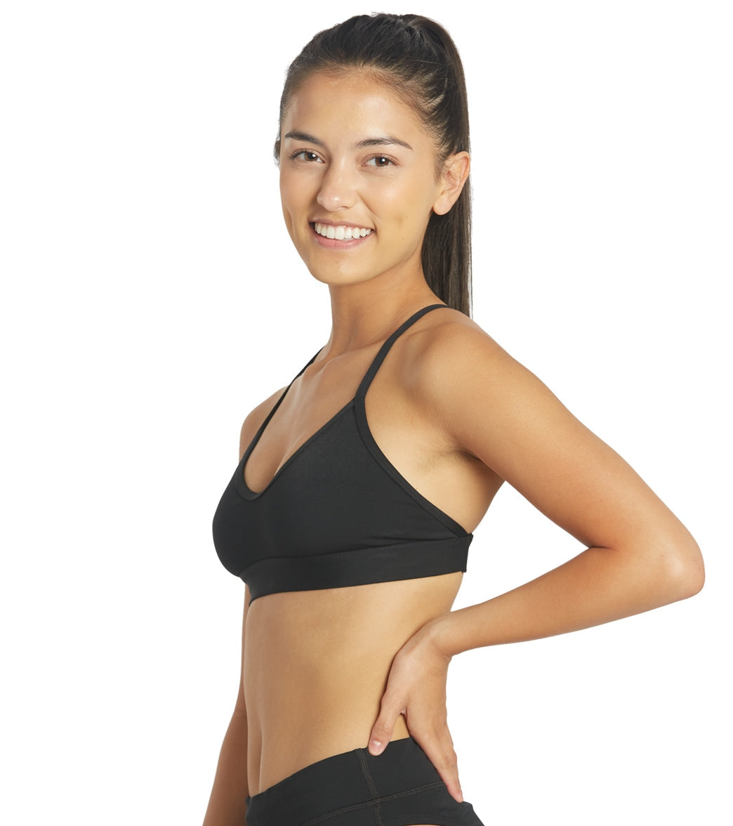 JOLYN Women's Mara Solid Bikini Top