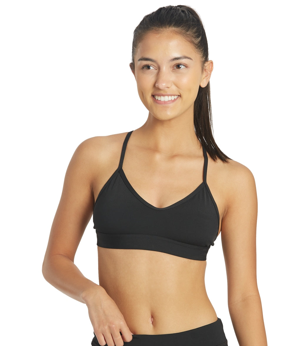 JOLYN Women's Mara Solid Bikini Top
