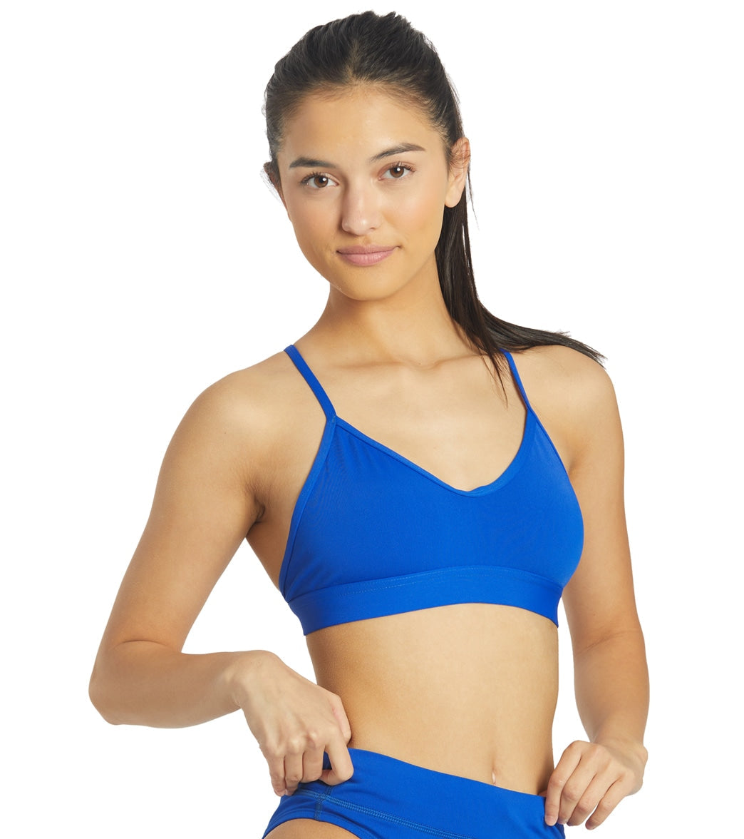 JOLYN Women's Mara Solid Bikini Top