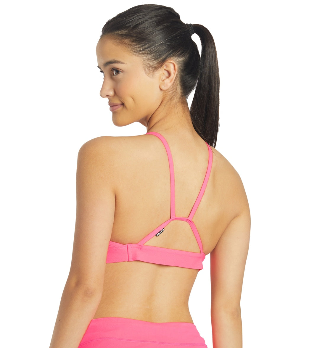 JOLYN Women's Mara Solid Bikini Top