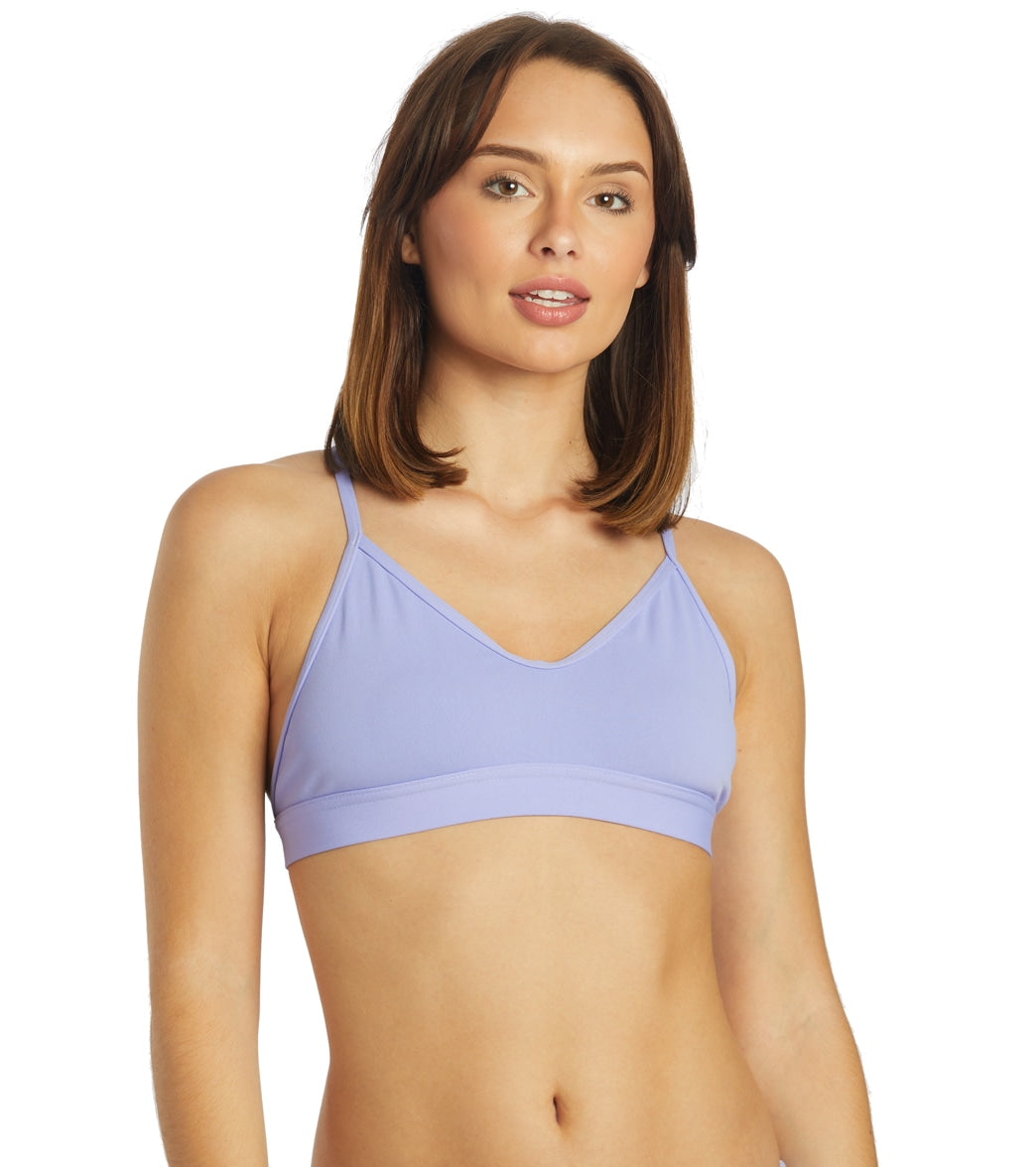 JOLYN Women's Mara Solid Bikini Top