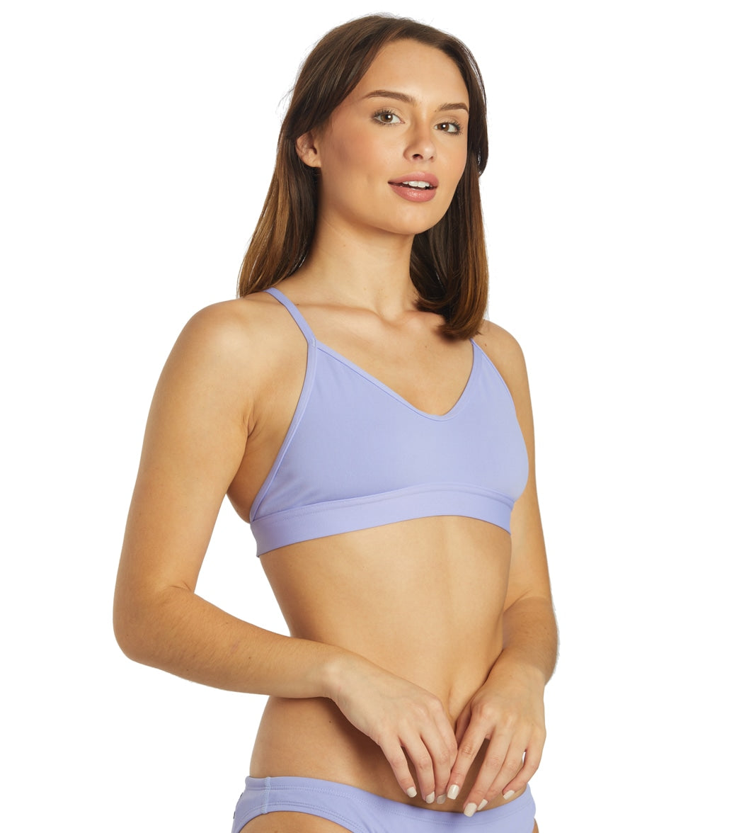 JOLYN Women's Mara Solid Bikini Top