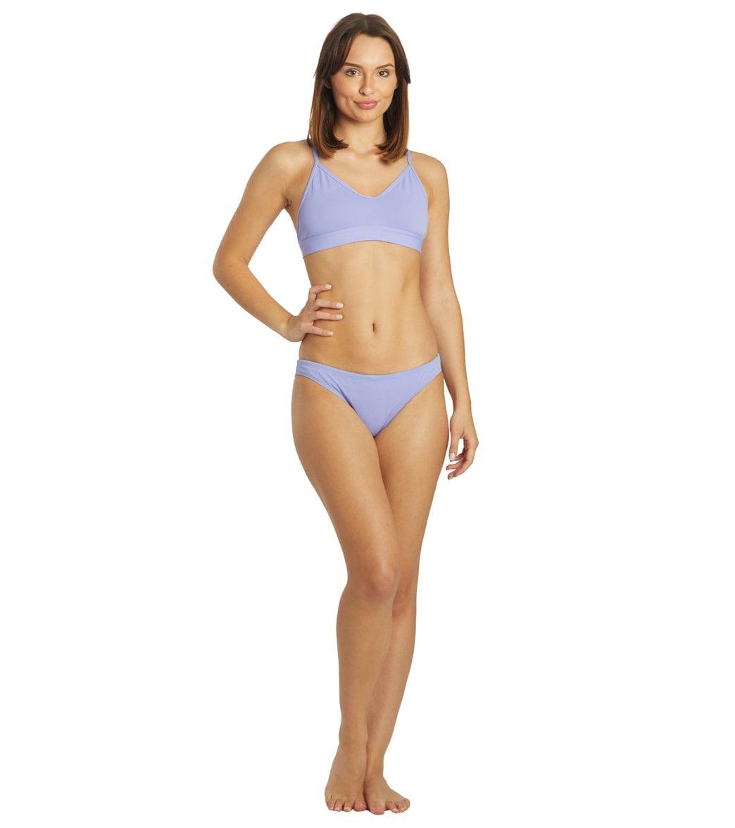 JOLYN Women's Mara Solid Bikini Top