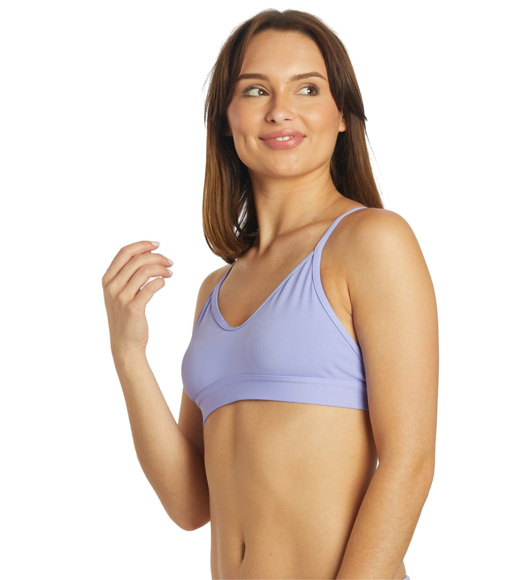 JOLYN Women's Mara Solid Bikini Top