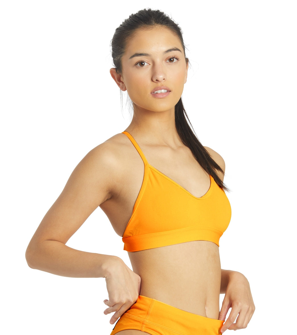 JOLYN Women's Mara Solid Bikini Top