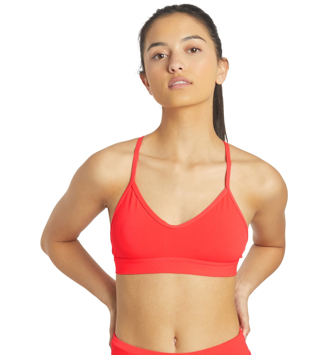 JOLYN Women's Mara Solid Bikini Top