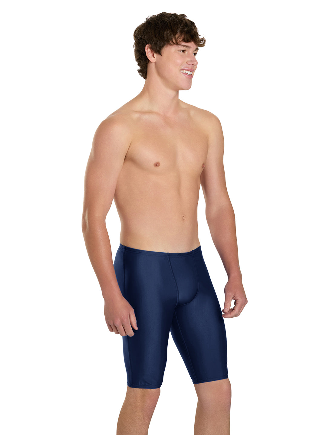 Speedo Men's Eco Pro LT Solid Jammer Swimsuit
