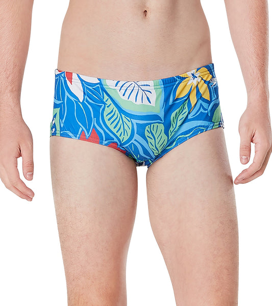 Speedo Vibe Men's Printed Euro Brief Swimsuit
