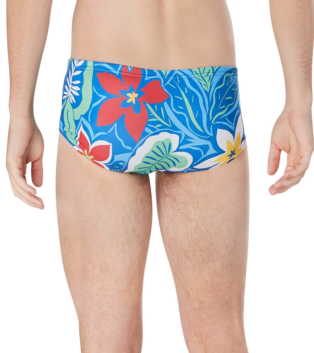 Speedo Vibe Men's Printed Euro Brief Swimsuit