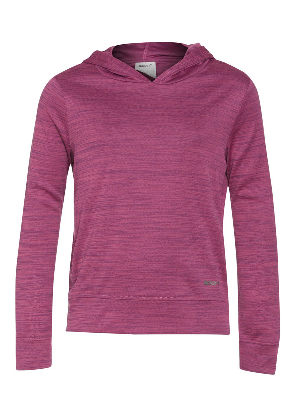 Sporti Youth Unisex L/S Hybrid Hooded UPF 50+ Sun Shirt