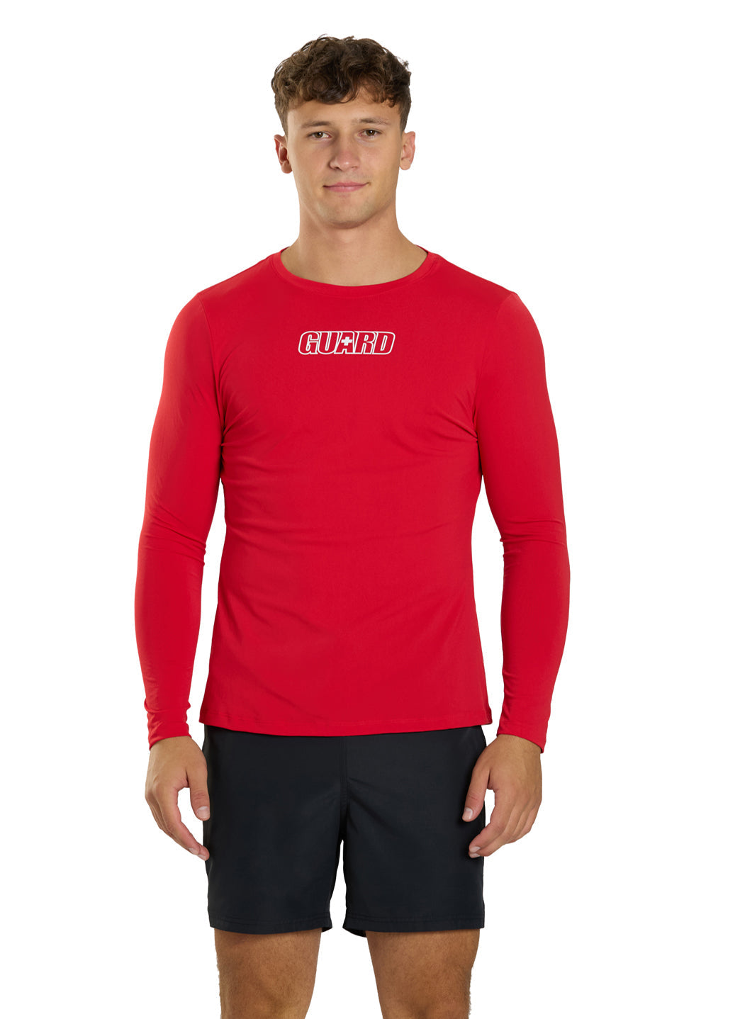 Dolfin Men's Guard Crew Neck Long Sleeve Rashguard