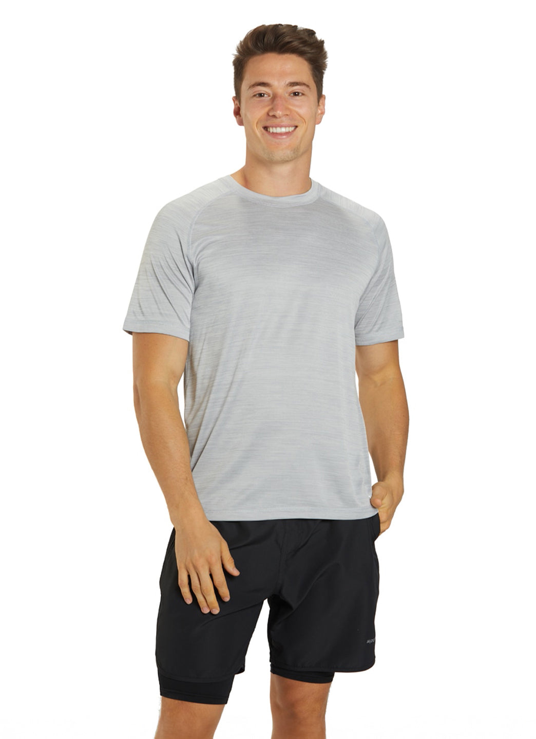 Sporti Men's S/S Hybrid II UPF 50+ Sun Shirt