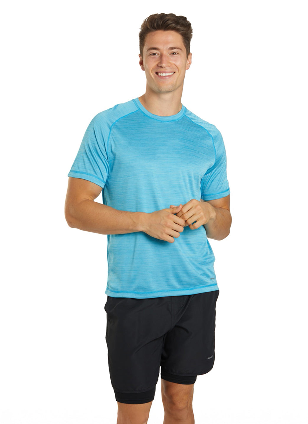 Sporti Men's S/S Hybrid II UPF 50+ Sun Shirt