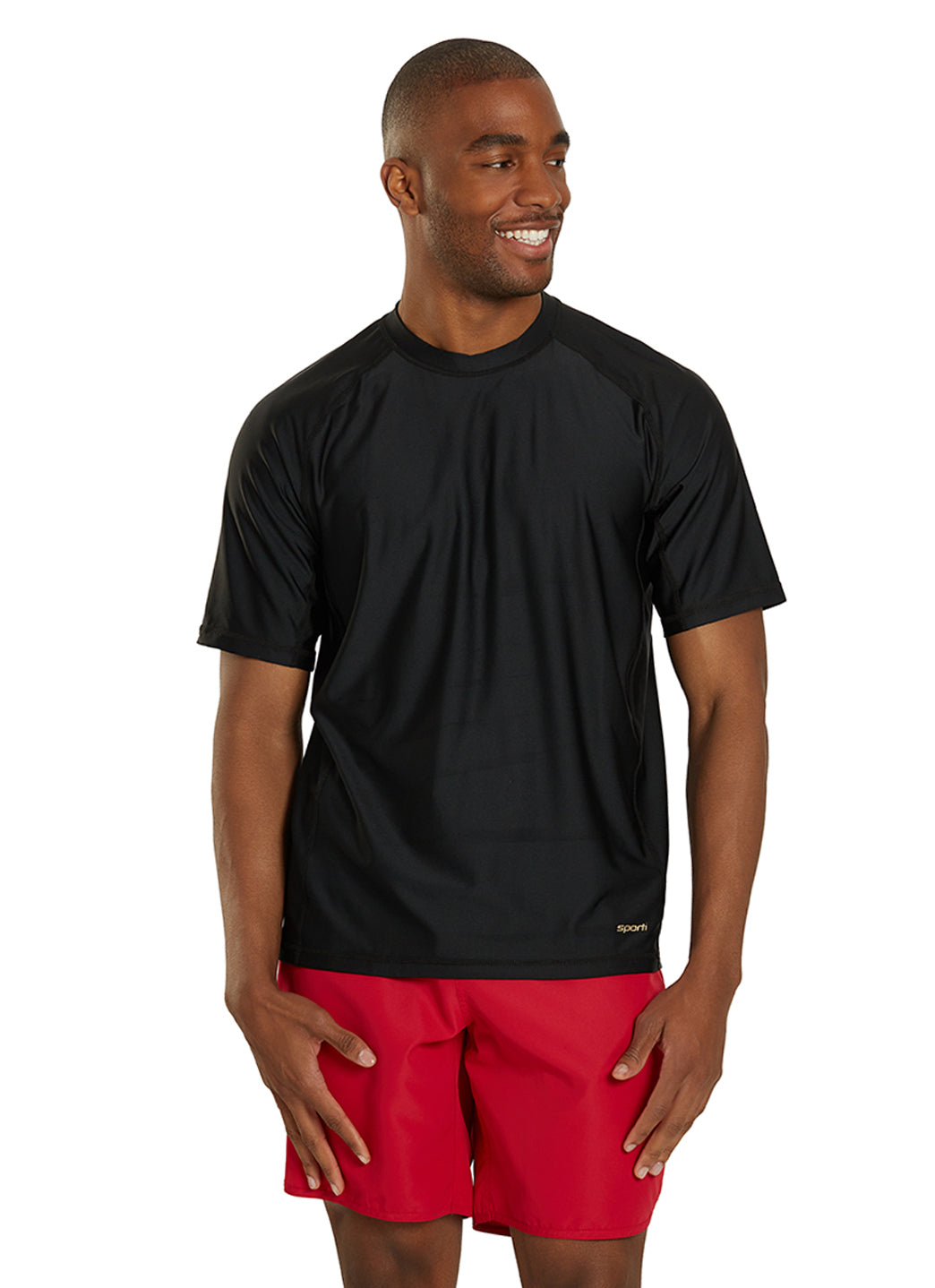 Sporti Men's S/S UPF 50+ Comfort Fit II Rash Guard