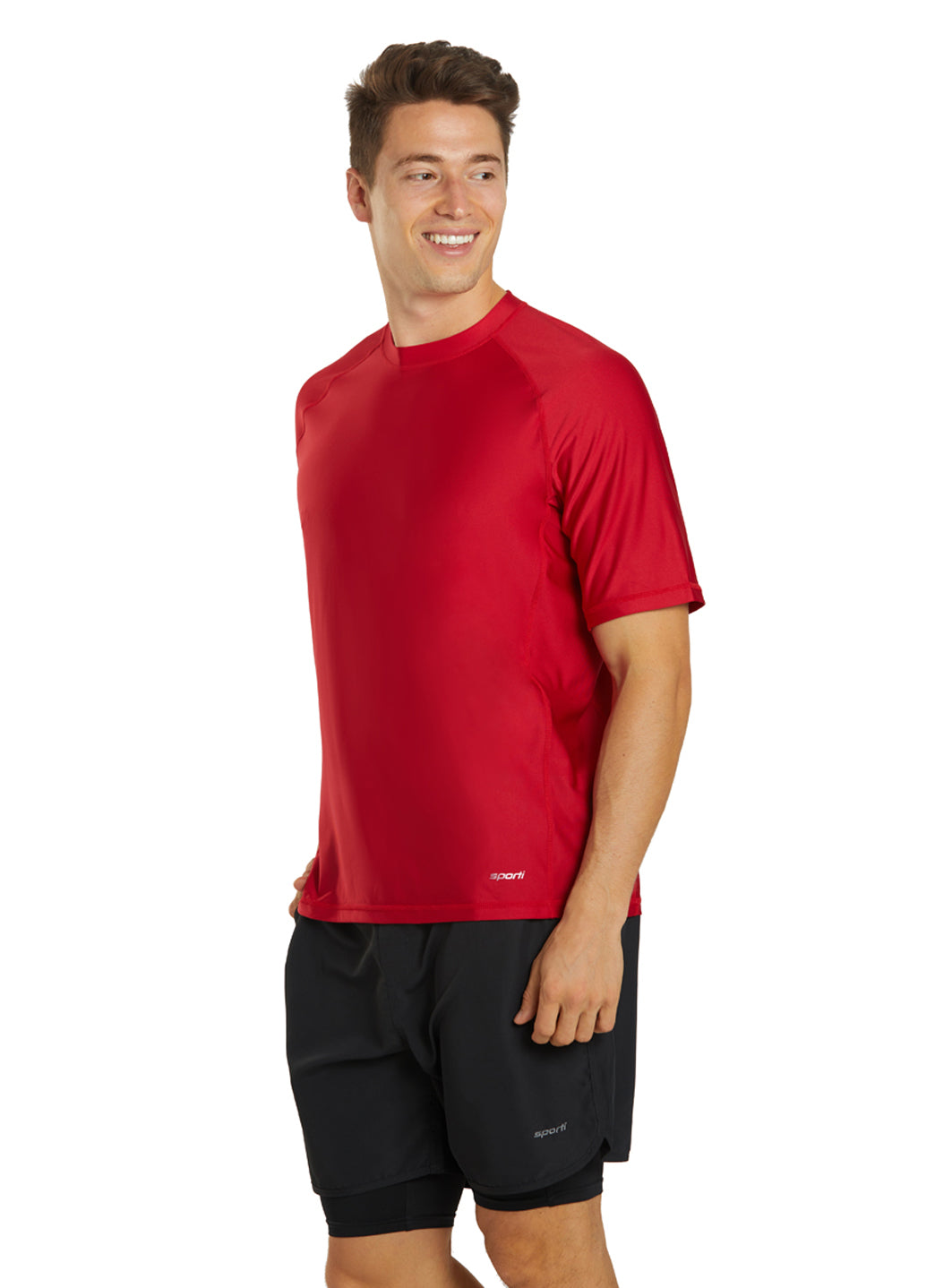 Sporti Men's S/S UPF 50+ Comfort Fit II Rash Guard