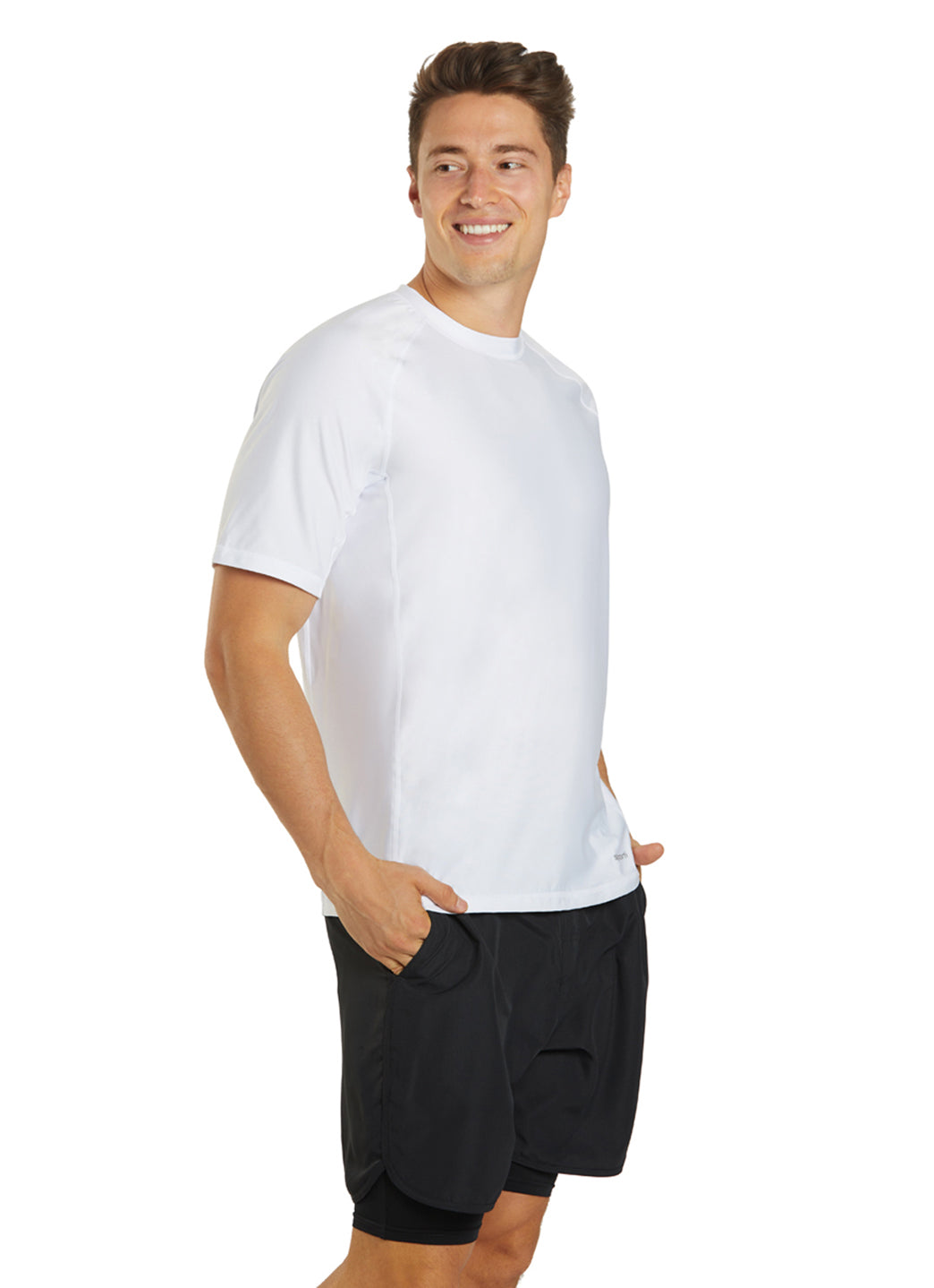 Sporti Men's S/S UPF 50+ Comfort Fit II Rash Guard