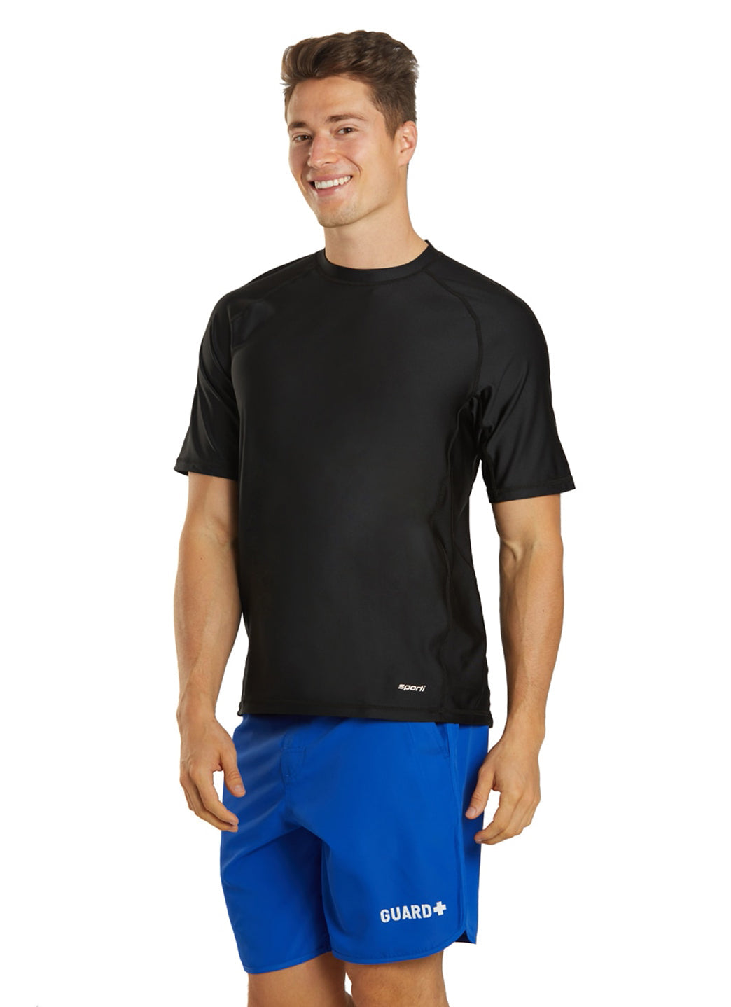 Sporti Men's S/S UPF 50+ Relax Fit II Swim Shirt