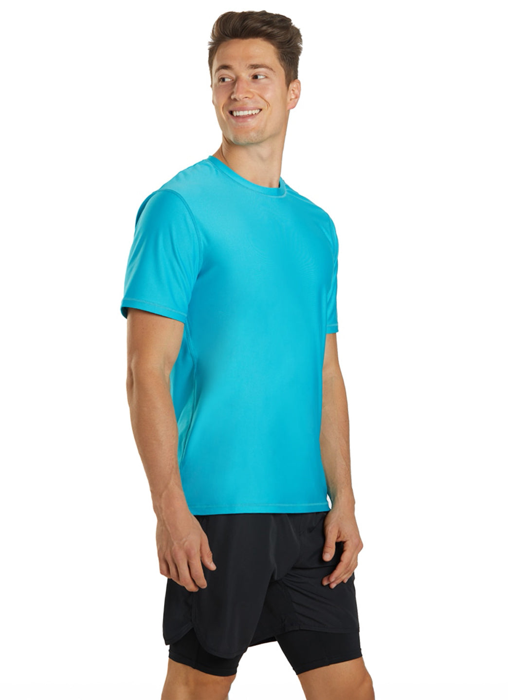 Sporti Men's S/S UPF 50+ Relax Fit II Swim Shirt