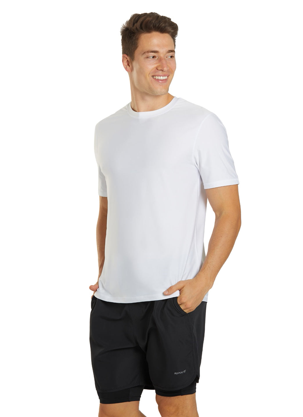 Sporti Men's S/S UPF 50+ Relax Fit II Swim Shirt