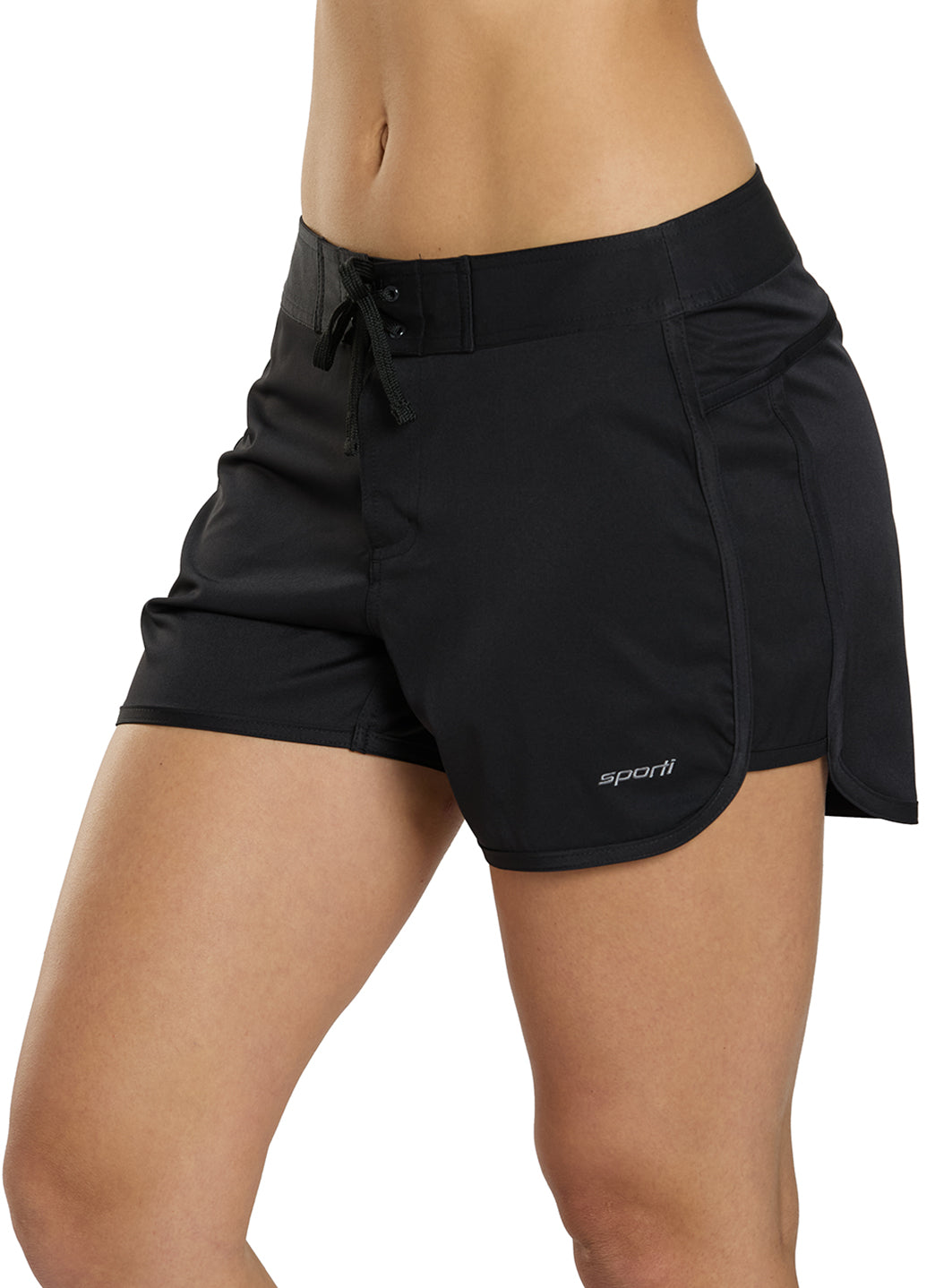 Sporti Women's Solid 4" inseam Board Short