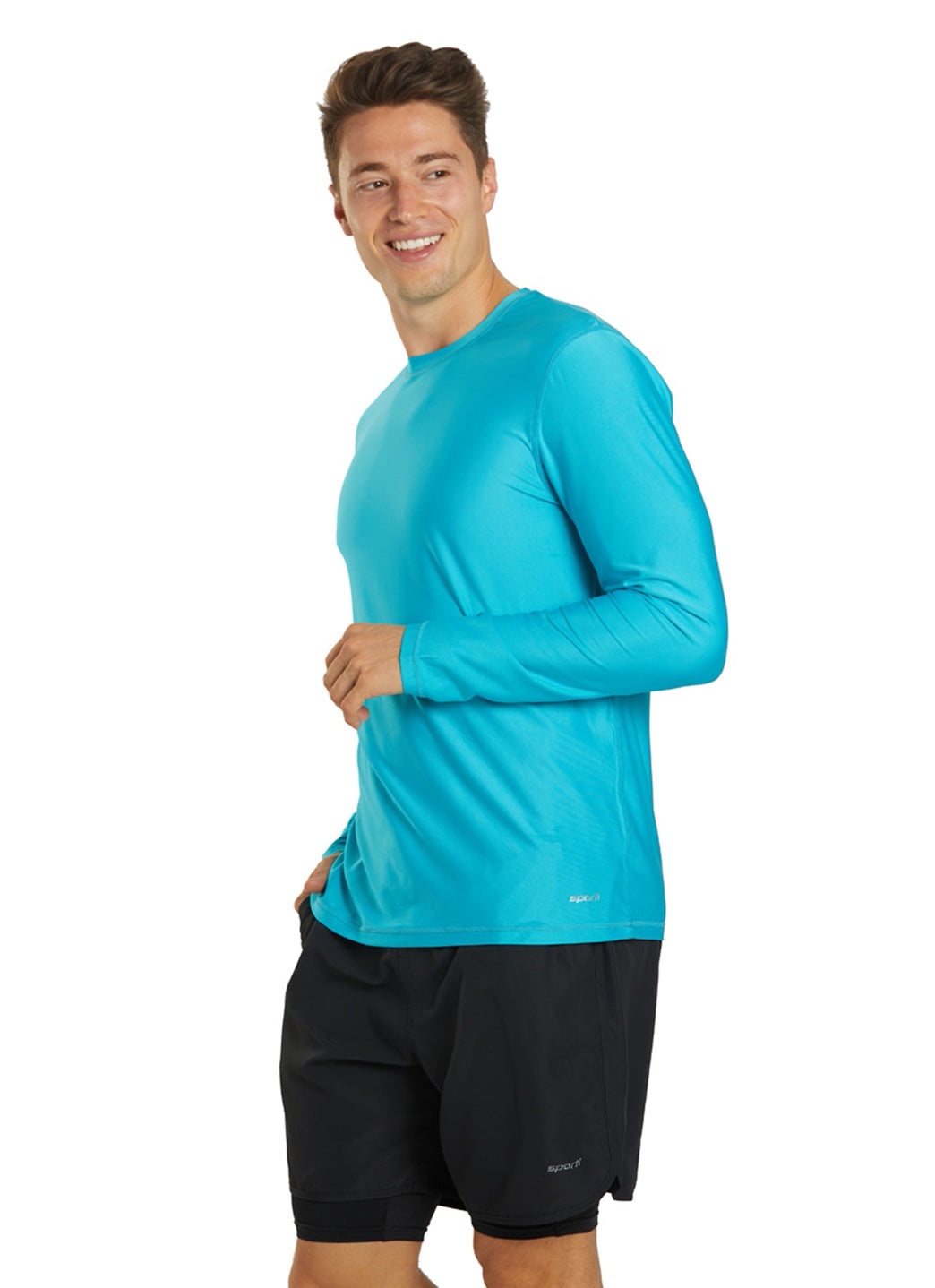 Sporti Men's L/S UPF 50+ Relax Fit II Swim Shirt