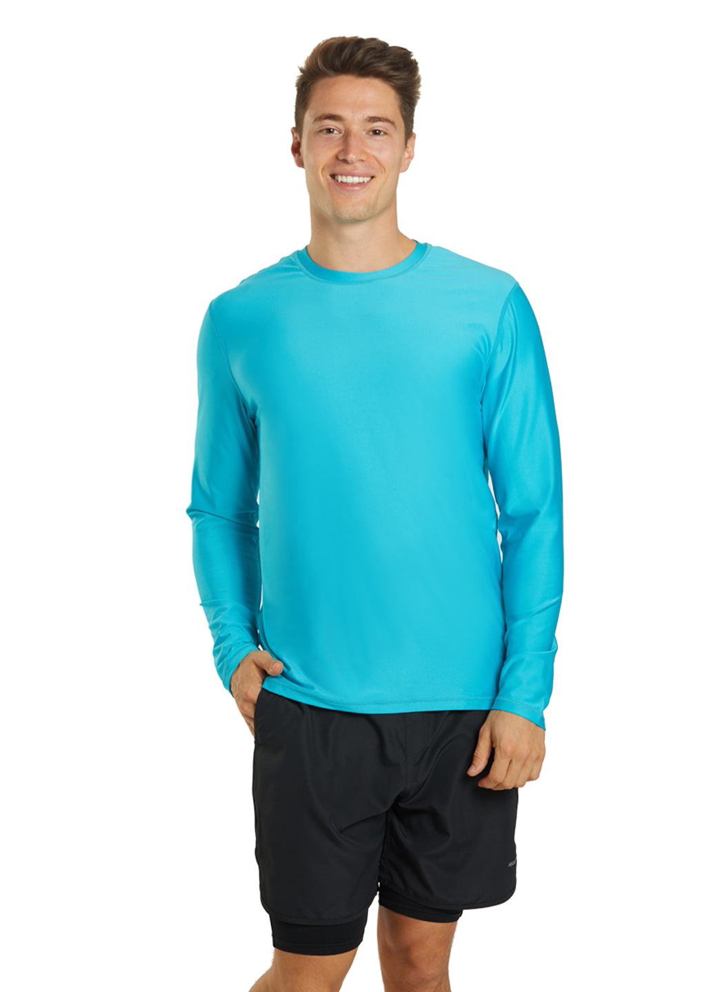 Sporti Men's L/S UPF 50+ Relax Fit II Swim Shirt