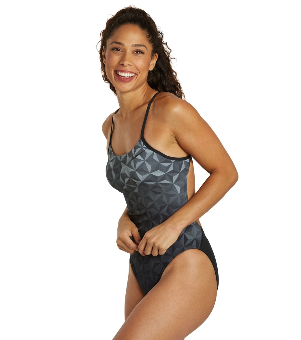 Nike Women's HydraStrong Transform Cut Out One Piece Swimsuit