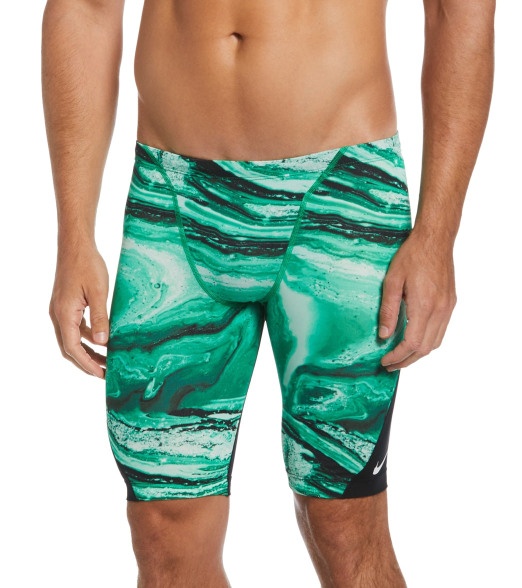Nike Men's HydraStrong Crystal Wave Jammer Swimsuit