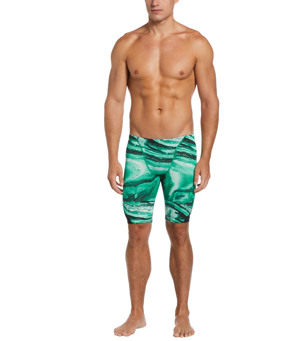 Nike Men's HydraStrong Crystal Wave Jammer Swimsuit
