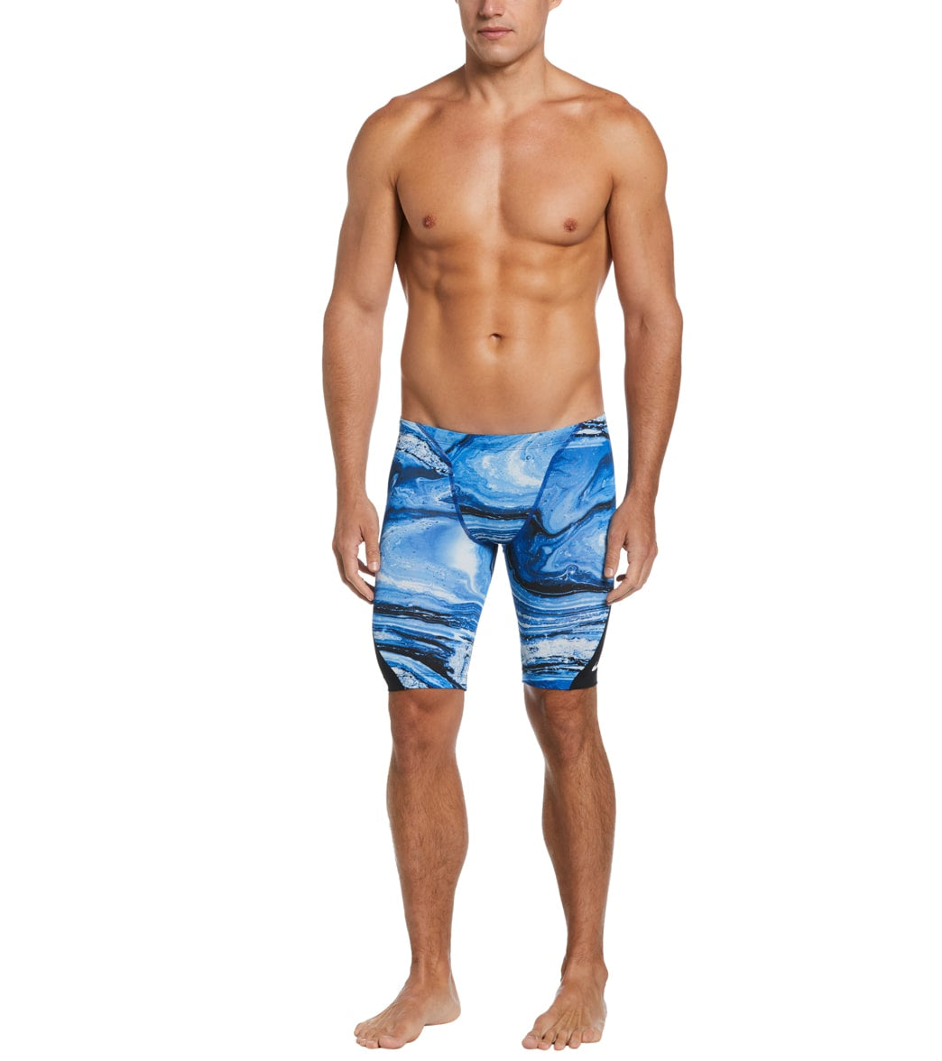 Nike Men's HydraStrong Crystal Wave Jammer Swimsuit