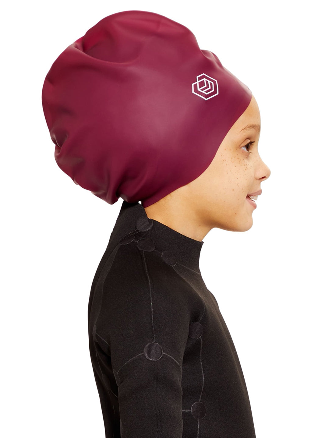 SOUL CAP Children's Swim Cap For Long Hair
