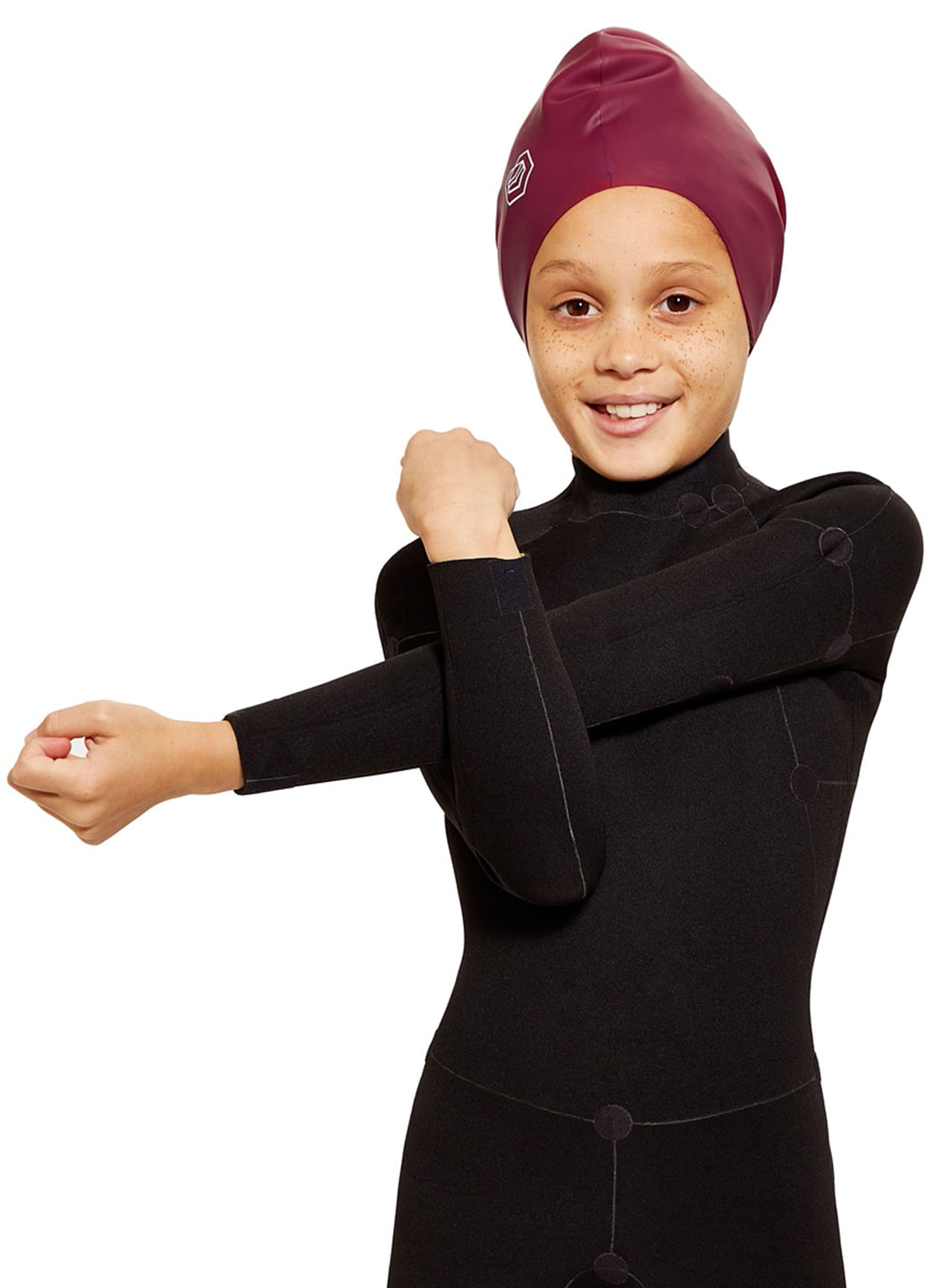 SOUL CAP Children's Swim Cap For Long Hair