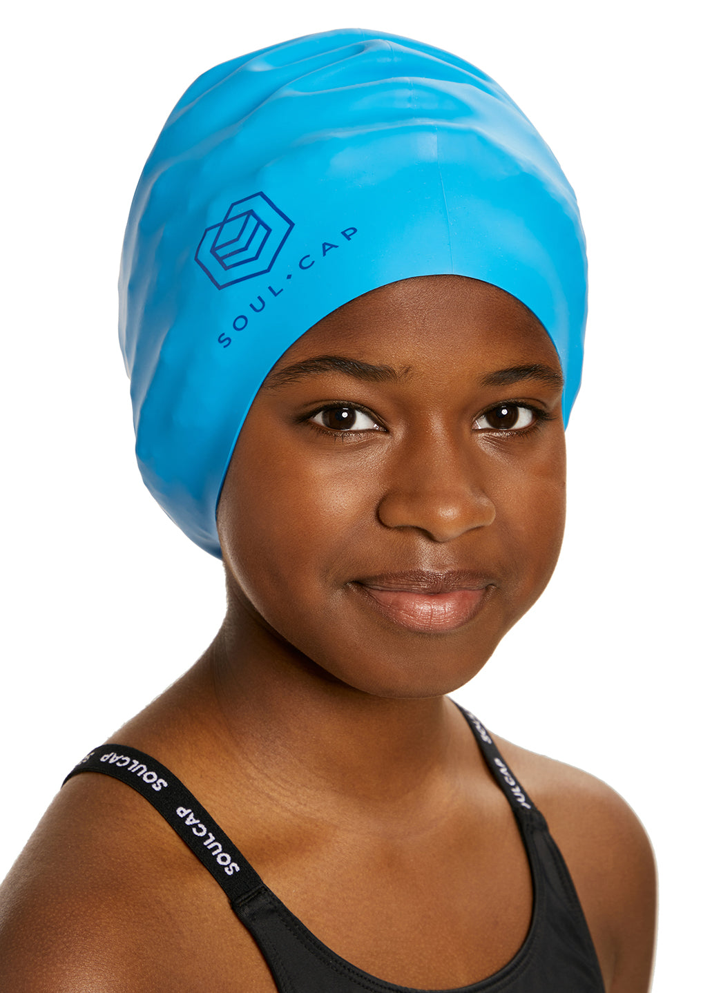 SOUL CAP Children's Swim Cap For Long Hair