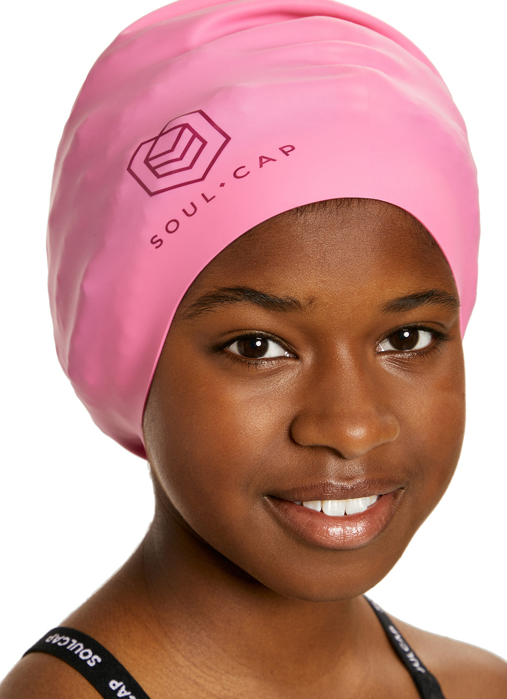 SOUL CAP Children's Swim Cap For Long Hair