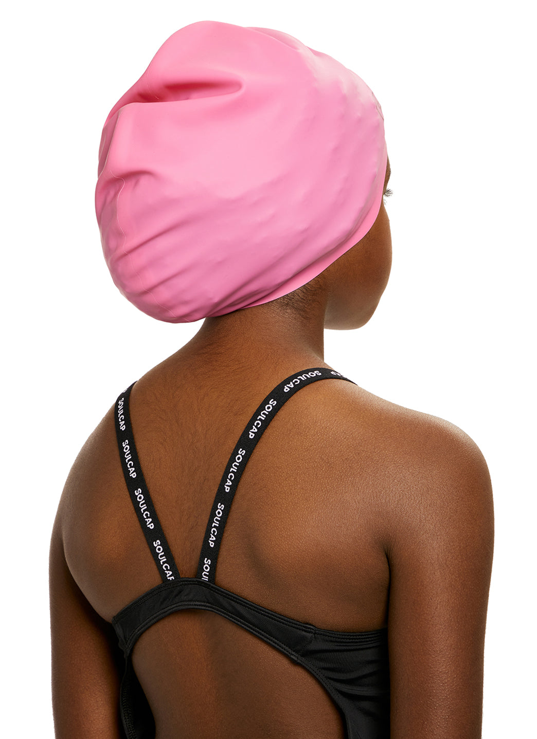 SOUL CAP Children's Swim Cap For Long Hair