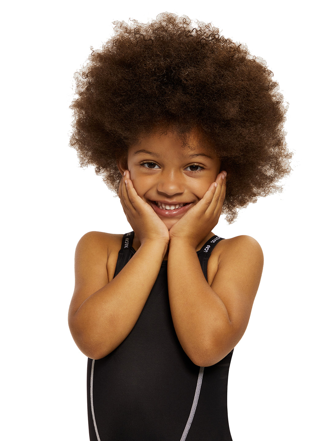 SOUL CAP Children's Swim Cap For Long Hair