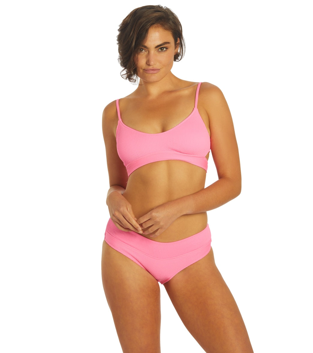 Hurley Women's Texture Beach Bikini Bottom