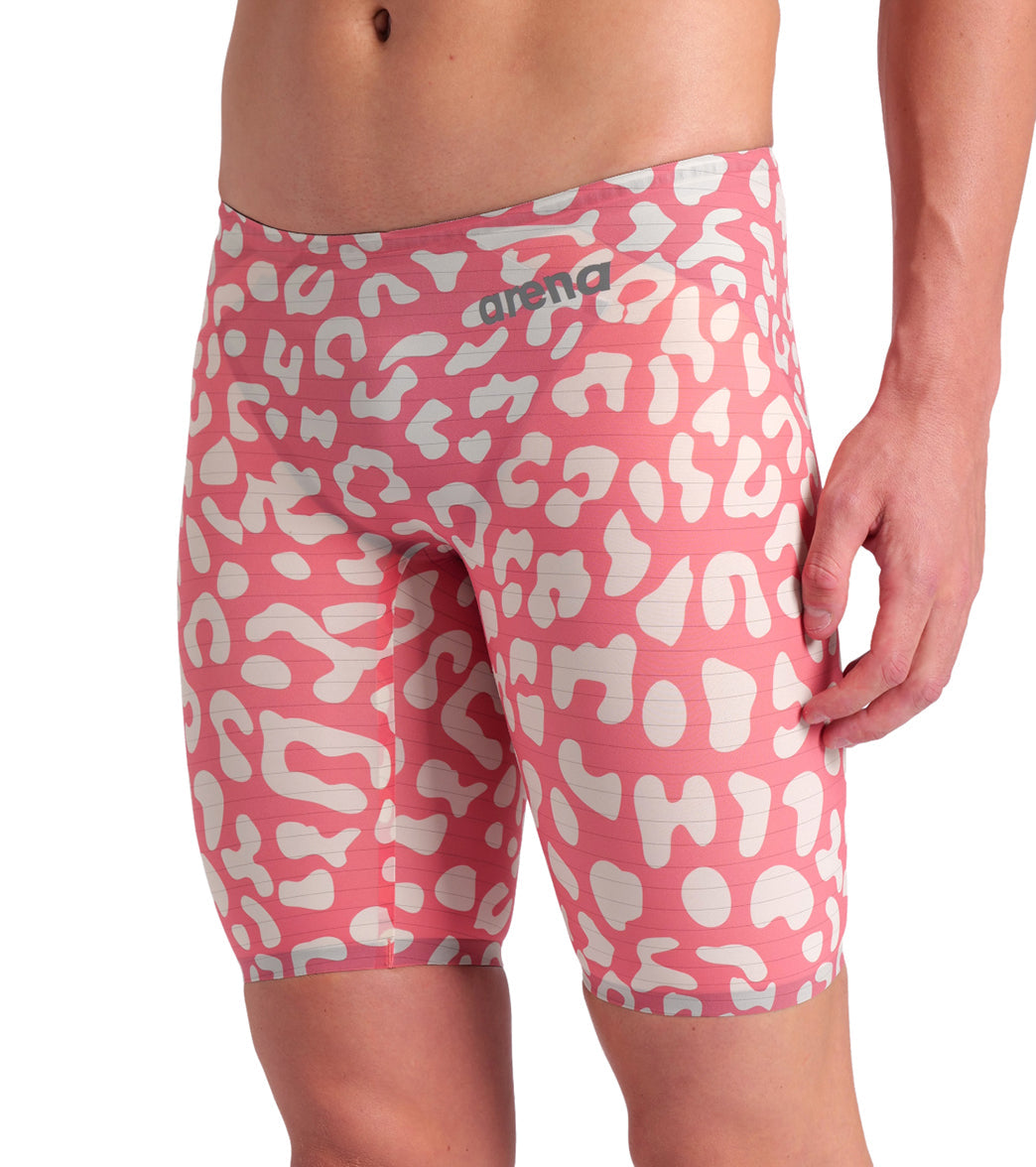 Arena Men's Powerskin Carbon Air2 SL Limited Edition Leopard Jammer Tech Suit Swimsuit