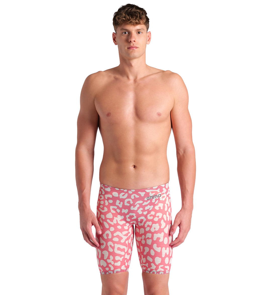 Arena Men's Powerskin Carbon Air2 SL Limited Edition Leopard Jammer Tech Suit Swimsuit